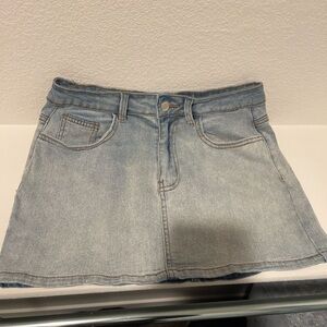 Classic Denim Mini Skirt